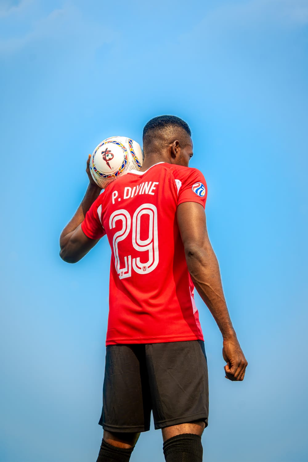 P.Divine with ball